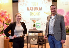 Manon Greeve en Mark Freke van Stolk Flora stonden op de beurs met onder andere de Parfum Collectie. 